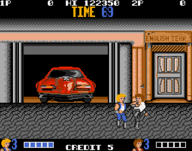 Double Dragon - Atari ST game screenshot (1989) by Melbourne House